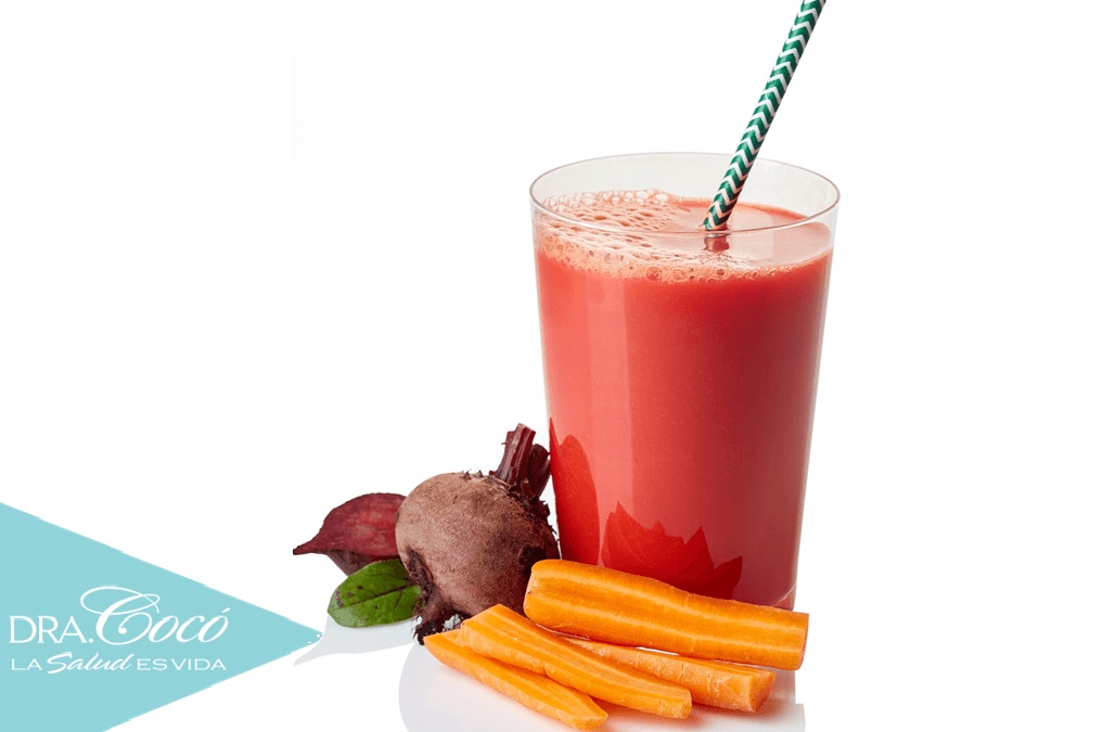 jugo de zanahoria y remolacha